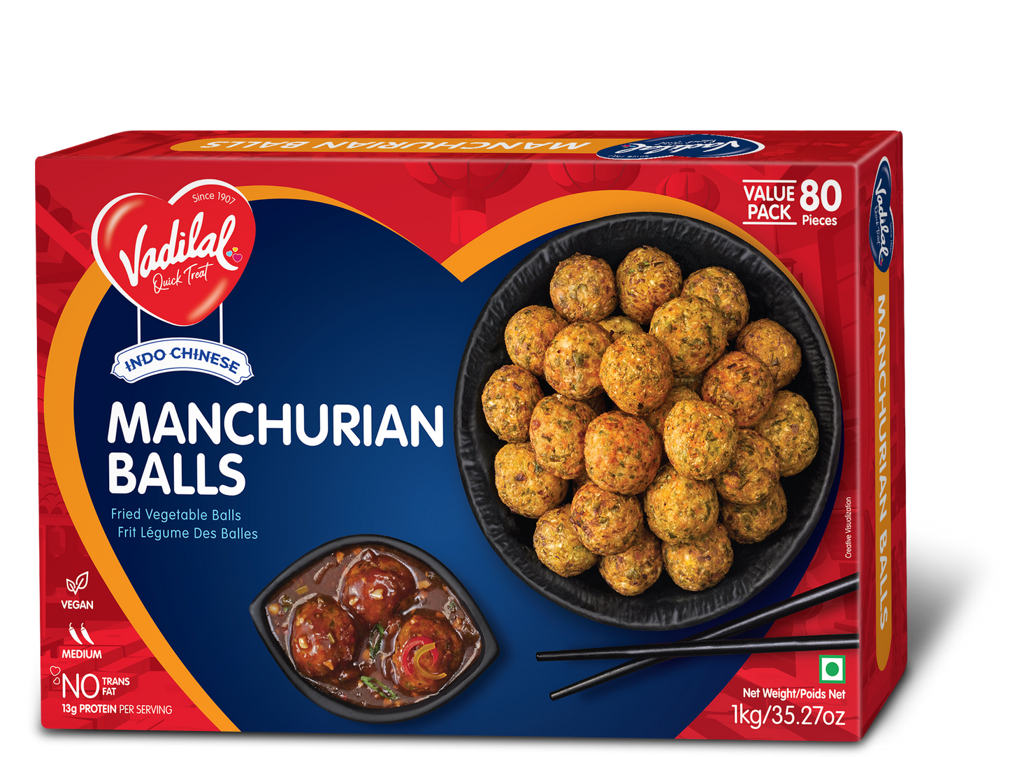 VADILAL MANCHURIAN BALLS 1KG