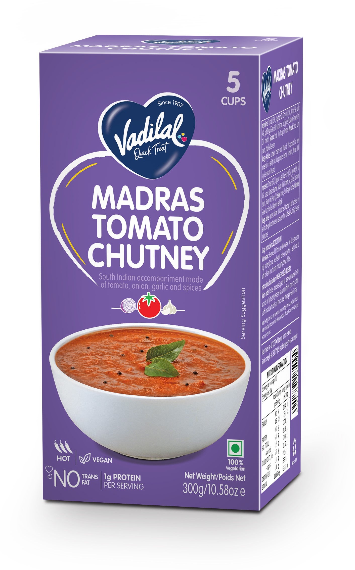 VADILAL MADRAS TOMATO CHUTNEY 300G