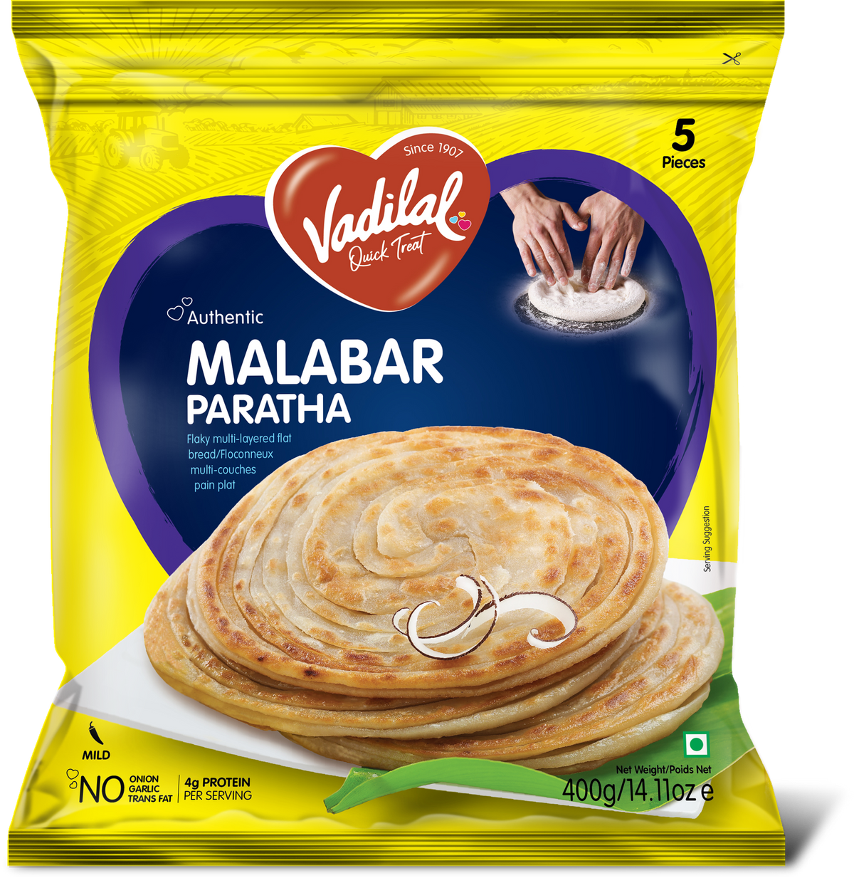 Vadilal Malabar Paratha 400g