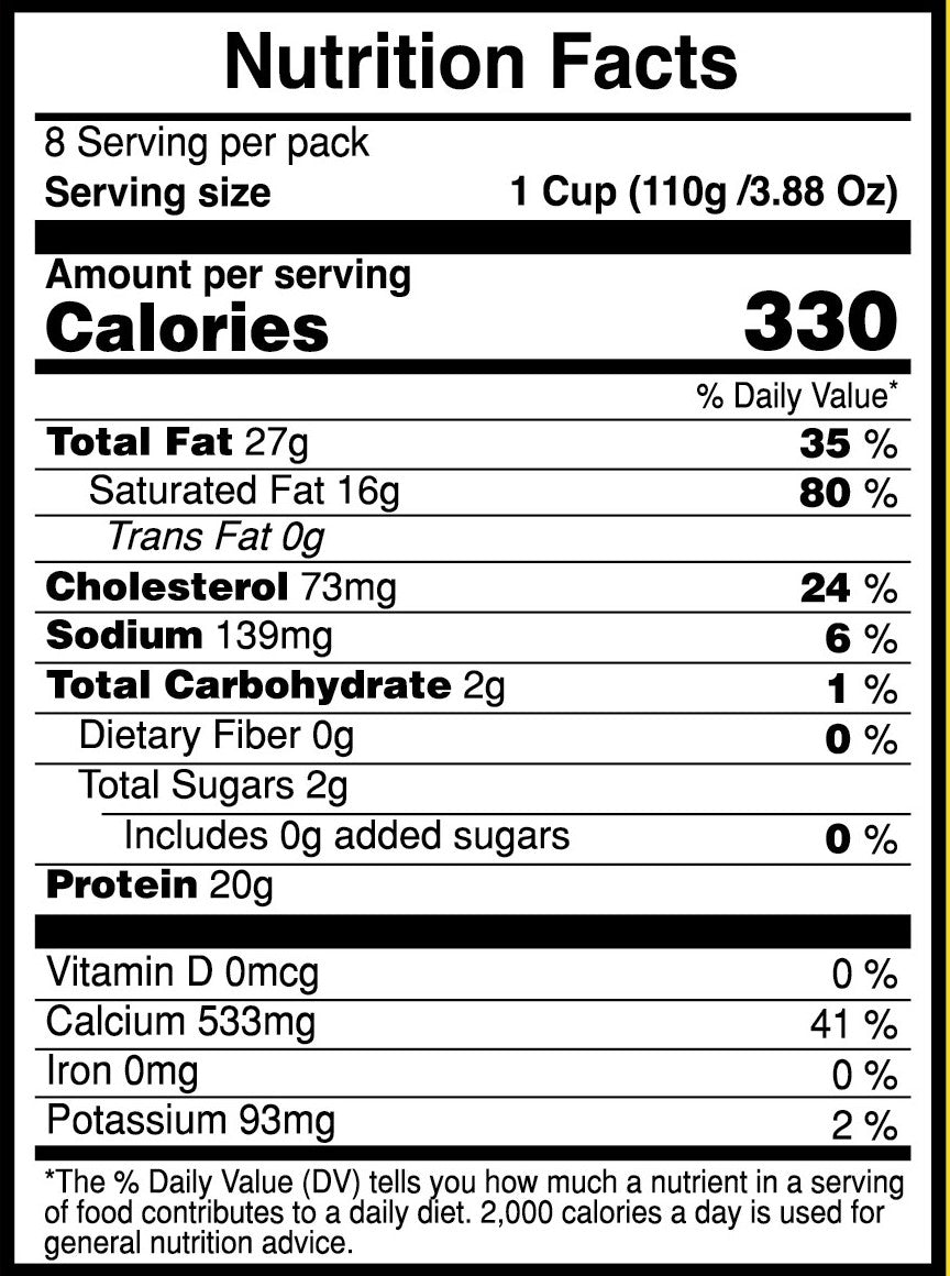 VADILAL MALAI PANEER CUBES 908G