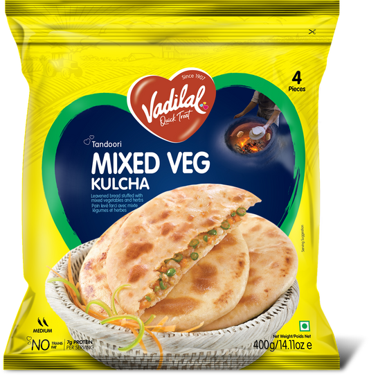 Vadilal Tandoori Mixed Veg Kulcha 400g