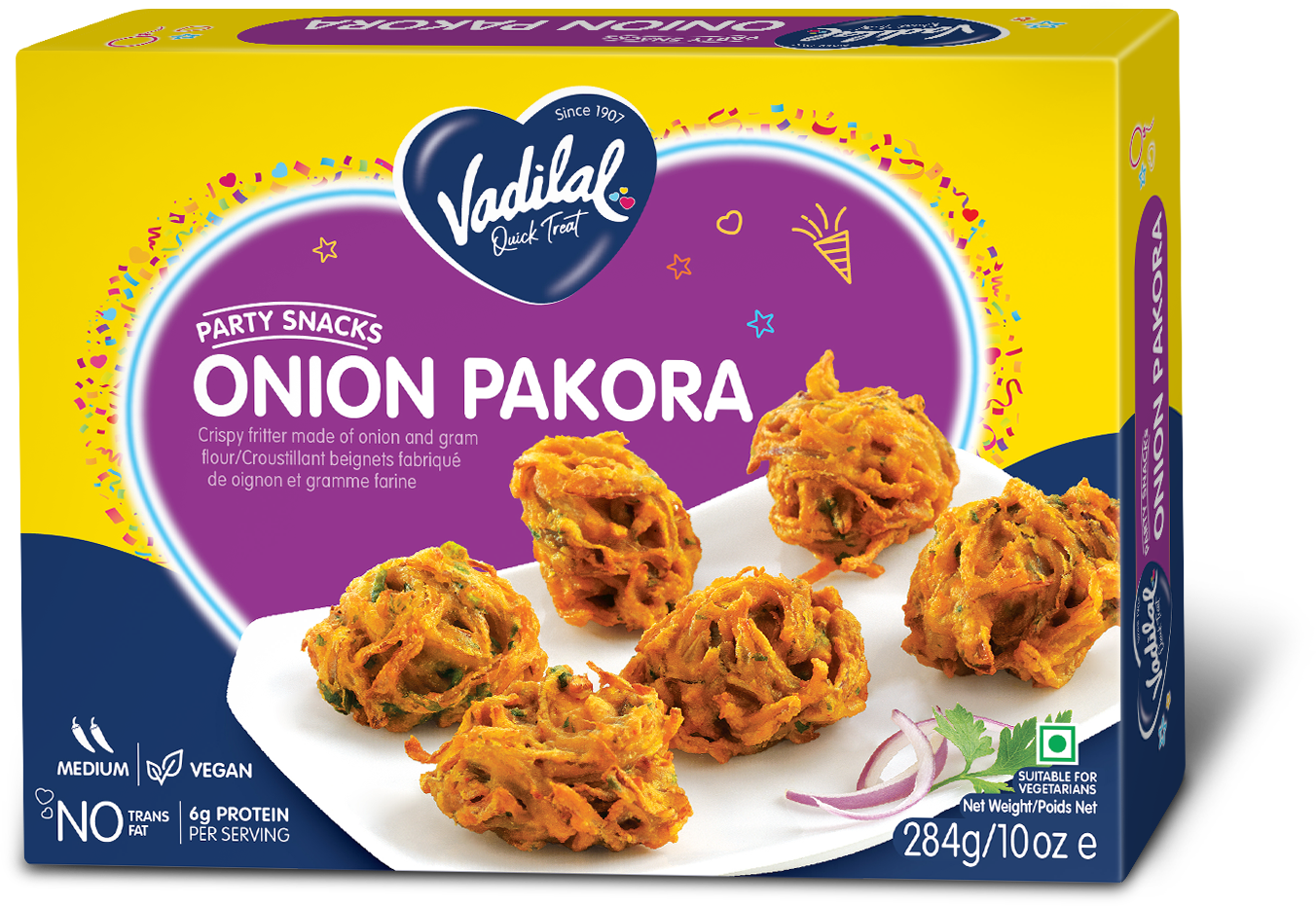 VADILAL ONION PAKORA 284G