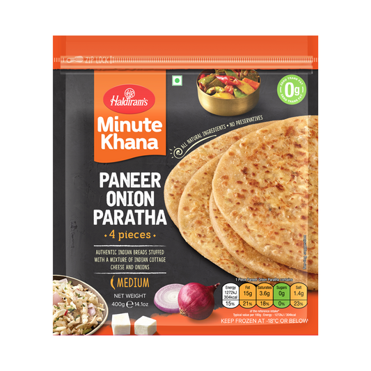 Haldiram's Paneer Onion Paratha – 400g