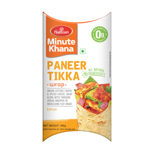 Haldiram's Paneer Tikka Wrap 156g