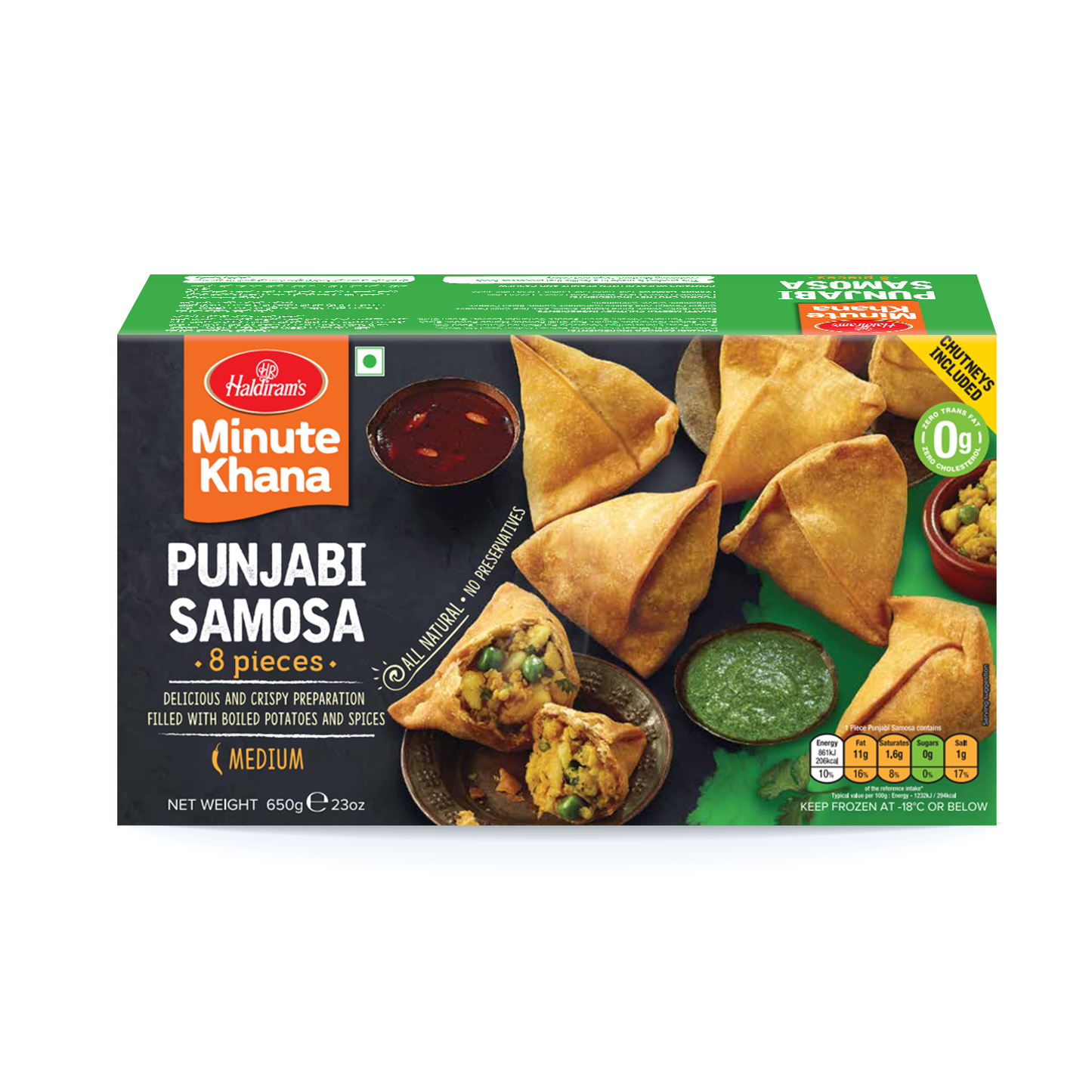 HALDIRAMS (DELHI) PUNJABI SAMOSA 650G