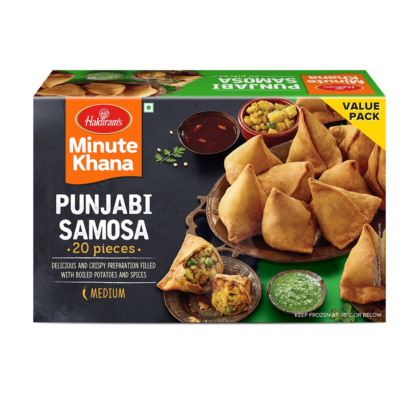 HALDIRAMS (DELHI) PUNJABI SAMOSA 1.4KG