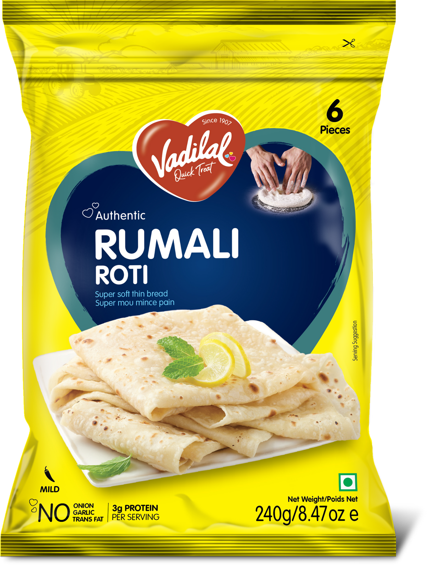 VADILAL RUMALI ROTI 240G