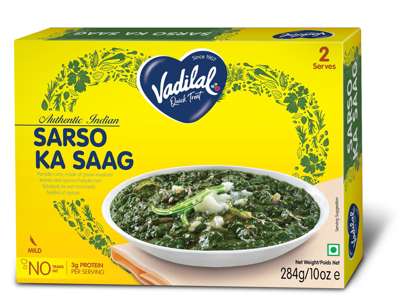 VADILAL SARSON KA SAAG 284G
