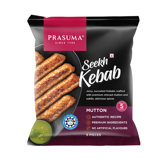 PRASUMA MUTTON SEEKH KEBAB 500G
