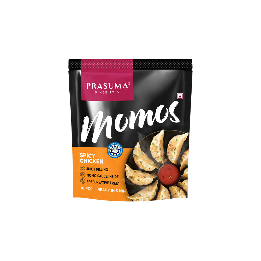 PRASUMA SPICY CHICKEN MOMOS 230G
