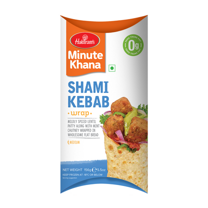 Haldiram's Shami Kebab Wrap 156g