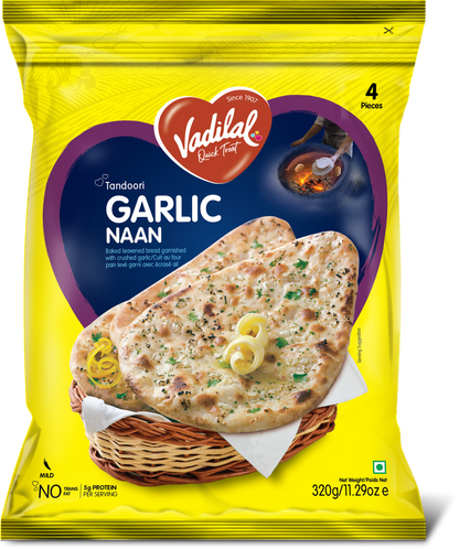 Vadilal Tandoori Garlic Naan 320g