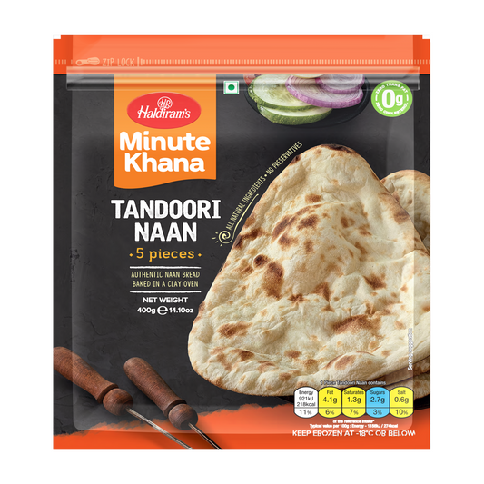 Haldiram's Tandoori Naan 400g