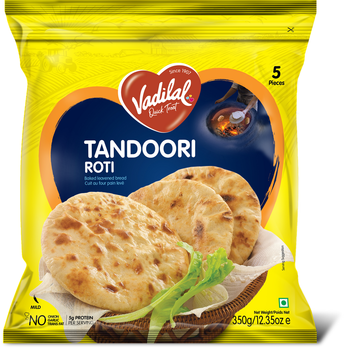 Vadilal Tandoori Roti 350g