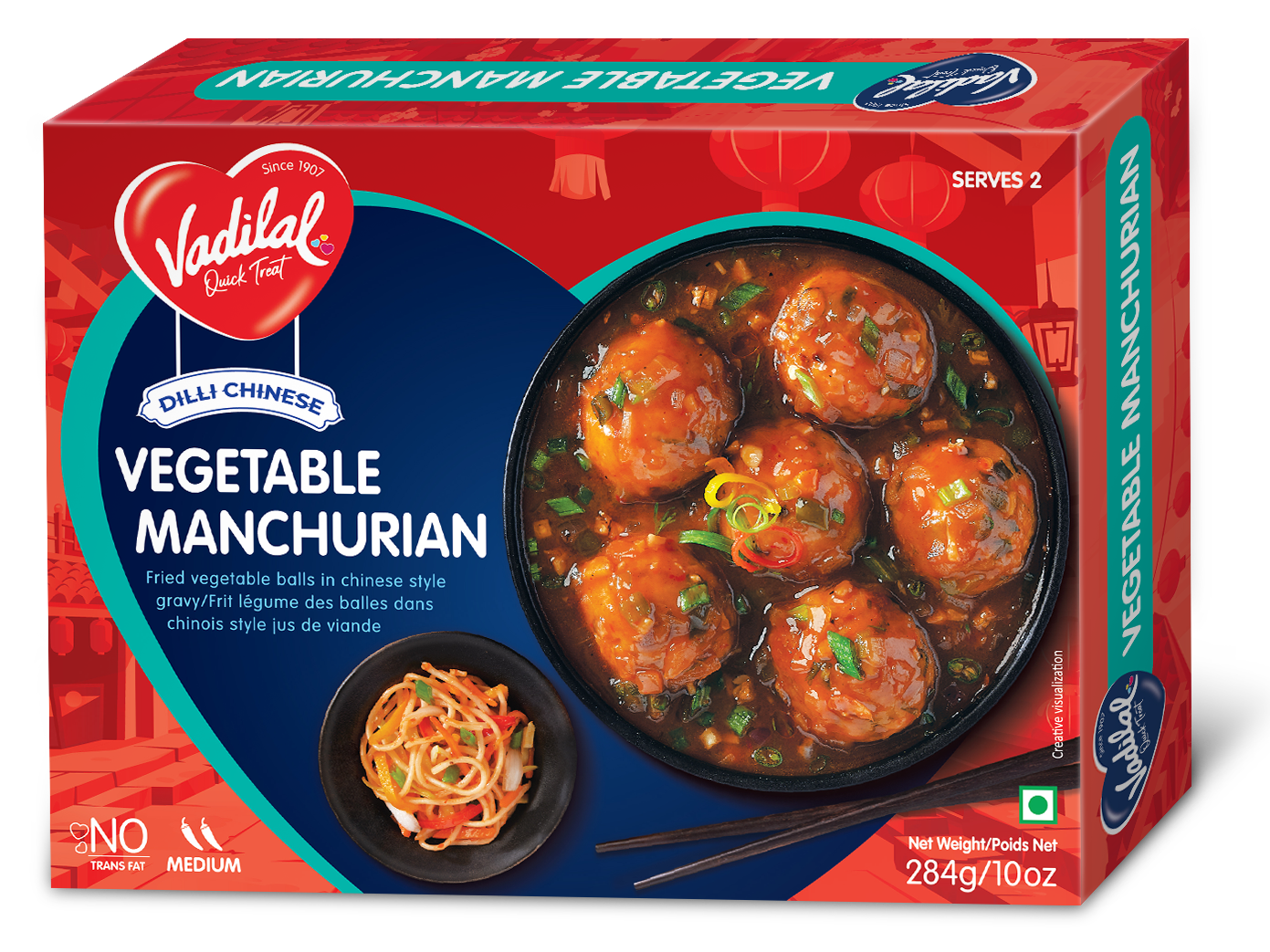 VADILAL VEGETABLE MANCHURIAN 284G