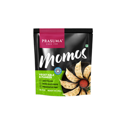 Prasuma Vegetable & Paneer Momos 230g