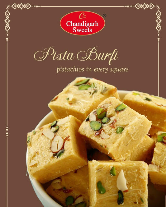 Chandigarh Sweets Pista Burfi