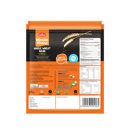Haldiram's Whole Wheat Naan 320g
