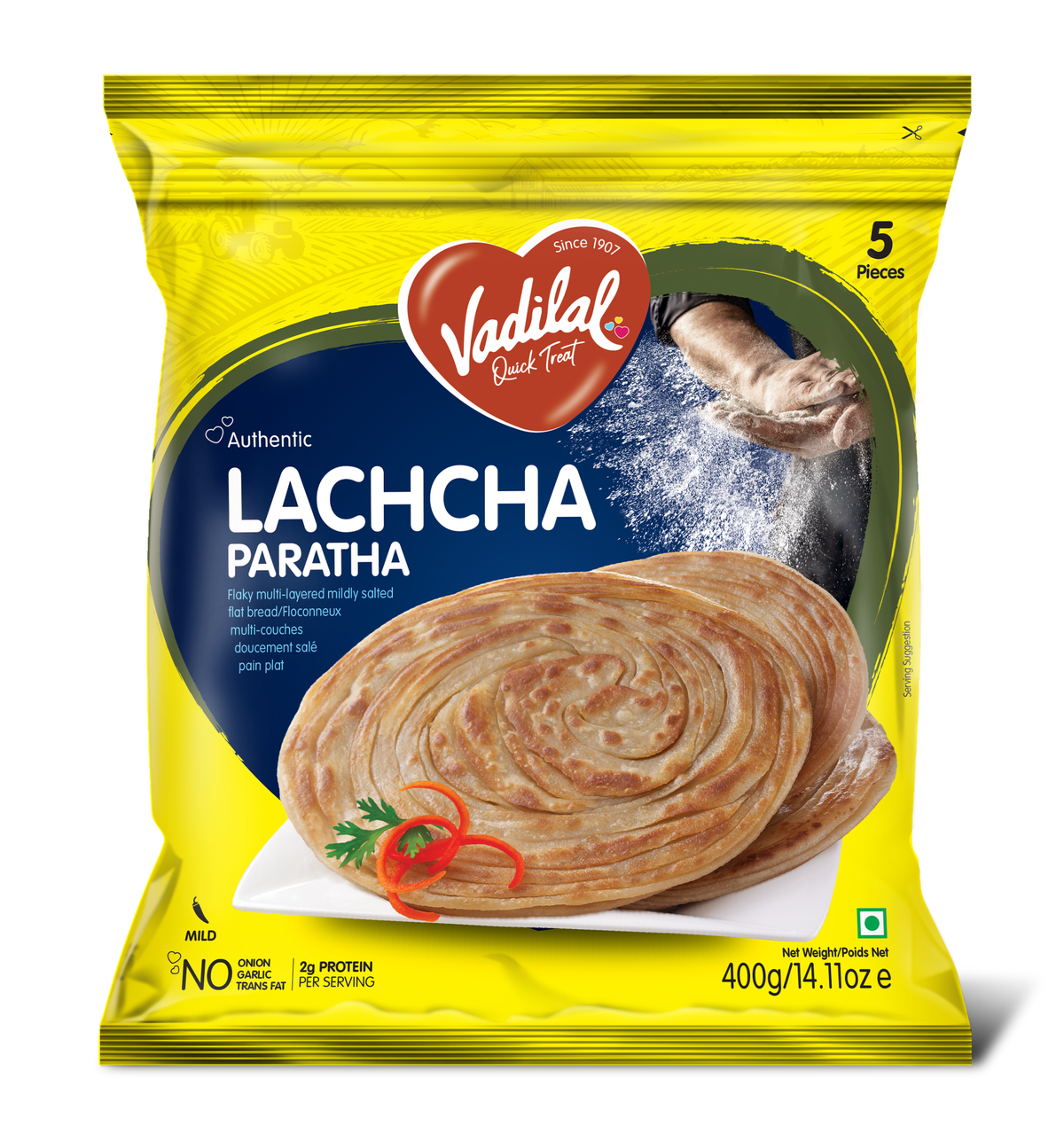 Vadilal Lachha Paratha 400g