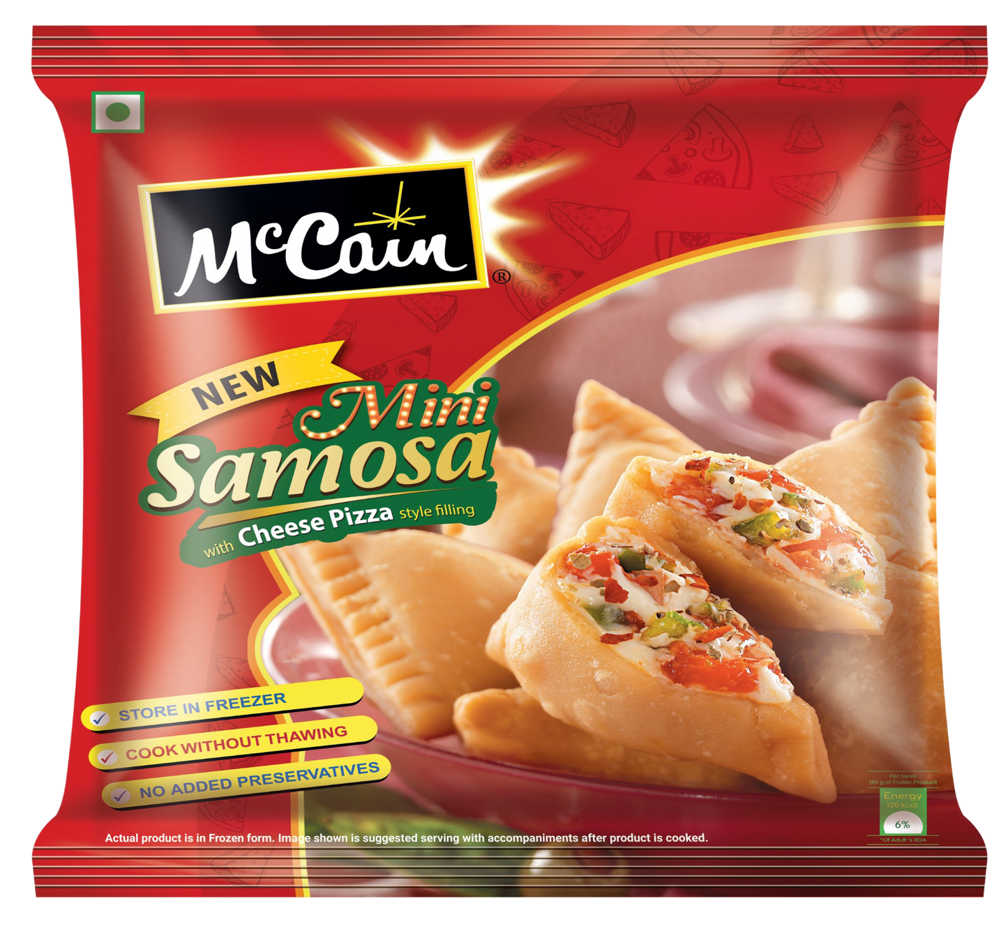 MCCAINS CHEESE PIZZA SAMOZA - 240G